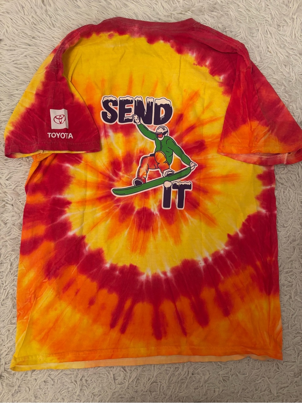 Toyota snowboarding convention shirt